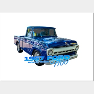 1957 Ford F100 Pickup Truck Posters and Art